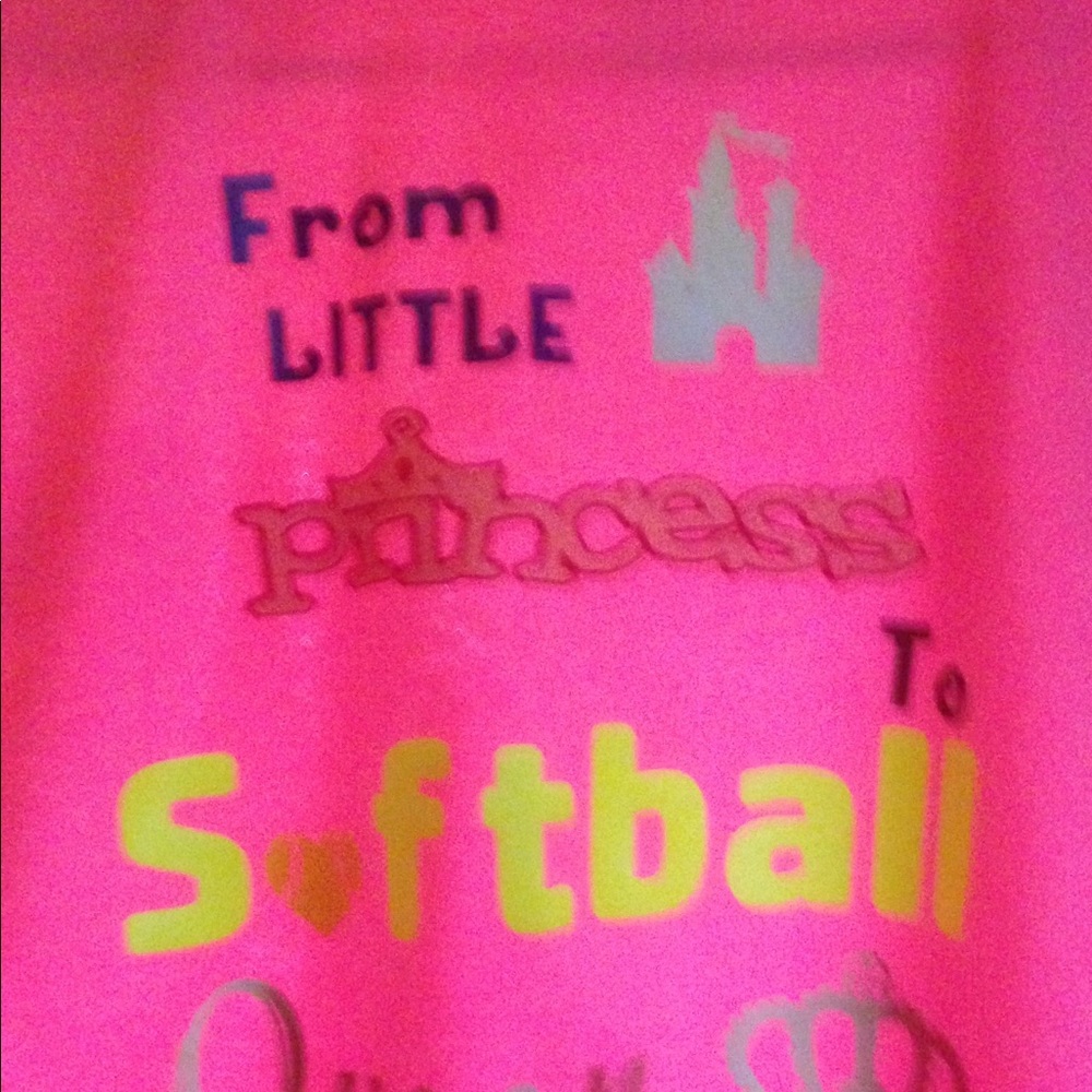 Youth T shirt for that Softball Princess.